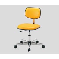 アズワン カラフルスタンダードチェア オレンジ リング無し LSN-O 1脚 2-664-04（直送品）