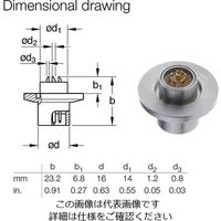 Leybold 真空装置用電気フィードスルー NW16 FE16/9S 1個 2-788-01（直送品）