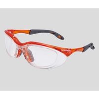 山本光学 JIS保護メガネ(フレックスフレームタイプ) YS-390PET-AF/OR 1個 2-9075-03（直送品）