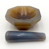 アズワン メノー乳鉢(浅型) φ55×φ70×13mm 乳棒付き 2-887-03 1個（直送品）