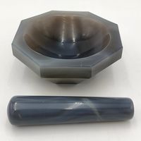 アズワン メノー乳鉢(浅型) φ90×φ110×26mm 乳棒付き 2-887-07 1個（直送品）