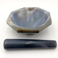 アズワン メノー乳鉢(浅型) φ130×φ150×40mm 乳棒付き 2-887-10 1個（直送品）