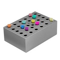 アズワン クールブロックバス(ビーズ・ウォーターバス兼用)用 ハーフブロック 0.5mLチューブ 15本用 MC-B0.5H 1個（直送品）