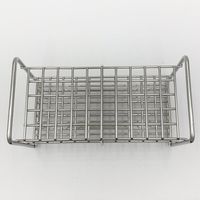 サンポー ステンレス試験管立 配列:5×10 サイズ:□12mm 10ー50L 1台 2-9502-04（直送品）