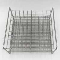 サンポー ステンレス試験管立 配列:10×10 サイズ:□17mm 15ー100H 1台 2-9502-23（直送品）
