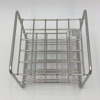 サンポー ステンレス試験管立 配列:5×5 サイズ:□18.5mm 16.5ー25H 1台 2-9502-25（直送品）