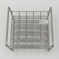 サンポー ステンレス試験管立 配列:5×5 サイズ:□18.5mm 16.5ー25L 1台 2-9502-26（直送品）