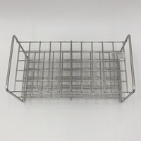 サンポー ステンレス試験管立 配列:5×10 サイズ:□18.5mm 16.5ー50H 1台 2-9502-27（直送品）