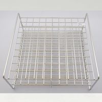 サンポー ステンレス試験管立 配列:10×10 サイズ:□20mm 18ー100H 1台 2-9502-40（直送品）