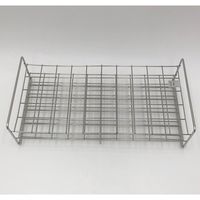 サンポー ステンレス試験管立 配列:5×10 サイズ:□32mm 30ー50L 1台 2-9502-57（直送品）