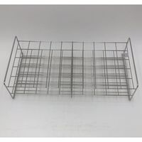 サンポー ステンレス試験管立 配列:5×10 サイズ:□40mm 38ー50H 1台 2-9502-60（直送品）