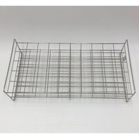 サンポー ステンレス試験管立 配列:5×10 サイズ:□42mm 40ー50H 1台 2-9502-66（直送品）