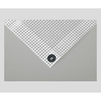 ユタカメイク シースルーシート PE透明糸入りシート ハトメ数10個 B-309 1枚 2-9719-02（直送品）