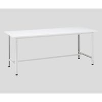 アズワン ポリ化粧板作業台 ホワイト 900×450×740mm 2-964-01 1台（直送品）