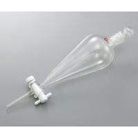 アズワン 分液ロートスキーブ型 PTFEコック付 200mL 2-9603-03 1個（直送品）