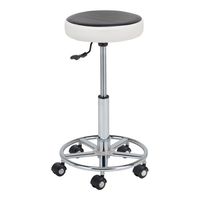 アズワン カラートレンドチェアー 背もたれ無し ブラック CTC 1脚 3-1472-04（直送品）