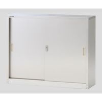 アズワン スリム薬品保管庫 (平棚・引違扉) SC-100FH 1台 3-1486-01（直送品）