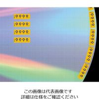 アイピー技研 テンプ・プレート(不可逆性) 3点表示 1箱(10枚入) 430V-182 1箱(10枚) 2-9893-10（直送品）