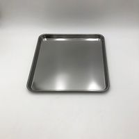 大屋製作所 ステン正方皿 370×370×25mm Kー4 1枚 5-178-04（直送品）