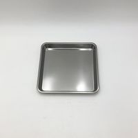大屋製作所 ステン正方皿 240×240×22mm Kー0 1枚(1個) 5-178-05（直送品）