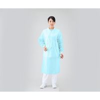 アズワン プロシェア・アイソレーションガウン(クールタイプ)ブルー 50枚入 8-2269-12 1箱(50枚)（直送品）