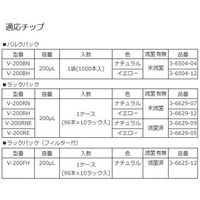 アズワン ビオラモピペット 20~200uL(6本セット) 4640380 1セット(6本) 1-1903-53（直送品）