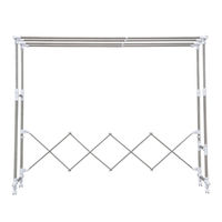 アイリスオーヤマ ふとんも干せる 多機能物干し 幅120～210×奥行53×高さ116～161cm 伸縮 物干し  H-FTM2100 １台