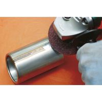 トラスコ中山 TRUSCO ベベルディスク ブラック 取付穴径Φ15 #120 (5個入) TBD-10015BK 1箱(5個)（直送品）