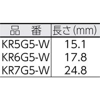 ヘラマンタイトン インシュロック タイマウント(KR)耐候グレード(100個入) KR7G5-W 1袋(100個) 475-7840（直送品）