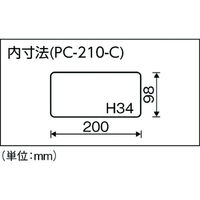 リングスター ポケットケース クリア PC-210-C 1個