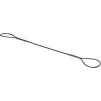 トラスコ中山 TRUSCO 玉掛けワイヤーロープ 段落し 8mmX1m TWD-8S1 1本 489-2054（直送品）