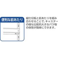 TRUSCO スチールラック 軽量棚 縦仕切前当付 W875×D300×H1800 3列4段 ネオグレー 63V-55 NG 1台(1個)（直送品）