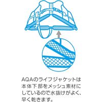 ＡＱＡ（エーキューエー） ベビー ライフジャケット ライフジャケットインファントＤＸ２ KA9027 シャーク(41)  2個（直送品）