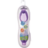 ＡＱＡ（エーキューエー） ジュニア スイミングゴーグル ウォーターランナーＦＩＴキッズ KM1635 ラベンダー(1400)  5個（直送品）