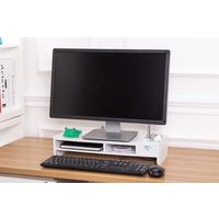 イー・エム・エー PCモニター台 ホワイト SR-MS010-WH 1個