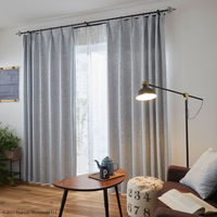 スミノエ PEANUTS セミオーダー カーテン シティースケープ 1200×1300mm ライトブルー 1セット(2枚入)（直送品）