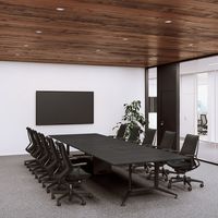 【組立設置込】コクヨ WT-400 抗菌 ボート形 コンセント 幅4000×奥行1500mm W40-BP4015CV-6AB81 1台（直送品）