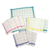 小杉善 格子おしぼりタオル1セット(90枚)組　34×34cm ZG-1002-10（直送品）