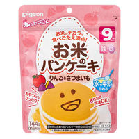 【9ヵ月頃から】お米のパンケーキ りんご＆さつまいも 3個 ピジョン ベビーフード 離乳食