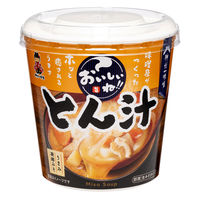 神州一味噌　おいしいね！！ とん汁 即席みそ汁 カップタイプ　1セット（10個）