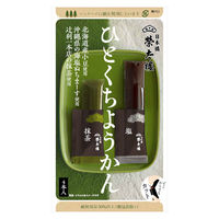 羊羹 和菓子 個包装 ひとくちようかん 塩・抹茶 2種アソート 4本入  3袋 榮太樓