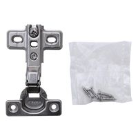 和気産業 スライド丁番 半かぶせ キャッチ付 NSー2632 26mm 1セット(10個)（直送品）