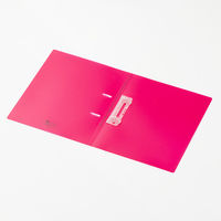 リヒトラブ フラット・ツイストリングファイル A4S 2穴 赤 F5000-3 1冊