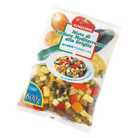 「業務用」 カゴメ 地中海野菜グリルミックス 33543 1ケース　600g×10PC　冷凍（直送品）