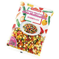 「業務用」 カゴメ 彩り野菜ミックス 59596 1ケース　1kg×6PC　冷凍（直送品）