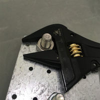 【手工具】フジ矢 ギア付モンキーレンチ（黒金） FGL-38-BG 1丁