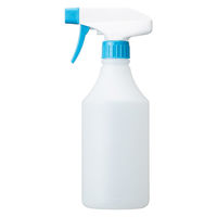 【スプレーボトル】 三宝化成 「現場のチカラ」 スプレーボトル 500ml 青 半透明 1セット（10本）  オリジナル
