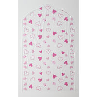 フォーラル 洋服カバー 50枚入 ティッシュ式 ハート柄 362066 1個（直送品）