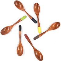 かのりゅう スプーン 20cm カレースプーン beni 紅紫檀 木製 天然木 日本製 茶 365203 1個（直送品）