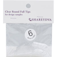 ＳＨＡＲＥＹＤＶＡサンプル用チップＮ クリア （ラウンド） ＃６ ５０Ｐ 113717 1個（直送品）